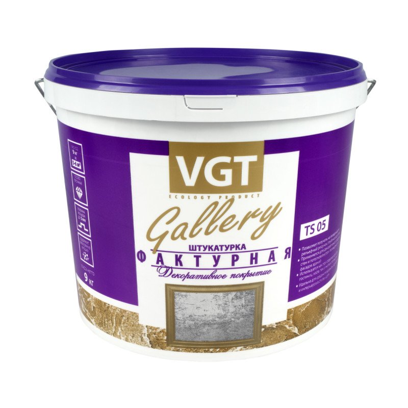 Штукатурка фактурная VGT Gallery TS 05, 9 кг 