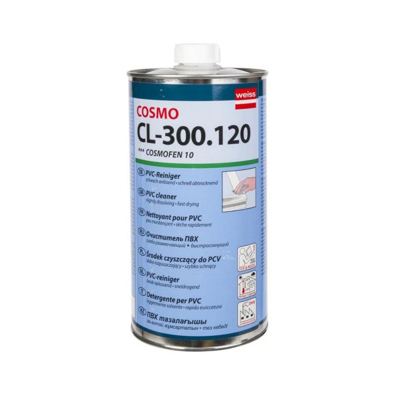 Очиститель для ПВХ Cosmo CL-300.120 (Cosmofen 10) 1 л