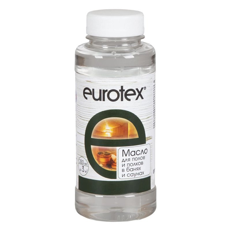 Масло Eurotex-Сауна для защиты полов и полков 0,25 кг